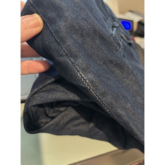 YFB Young Fabulous & Broke Denim Strapless Jumpsuit Dark Denim 4 Cargo Pockets - Picture 11 of 12